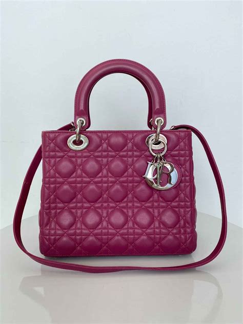 bolsa christian dior rosa|bolsas pre owned dior.